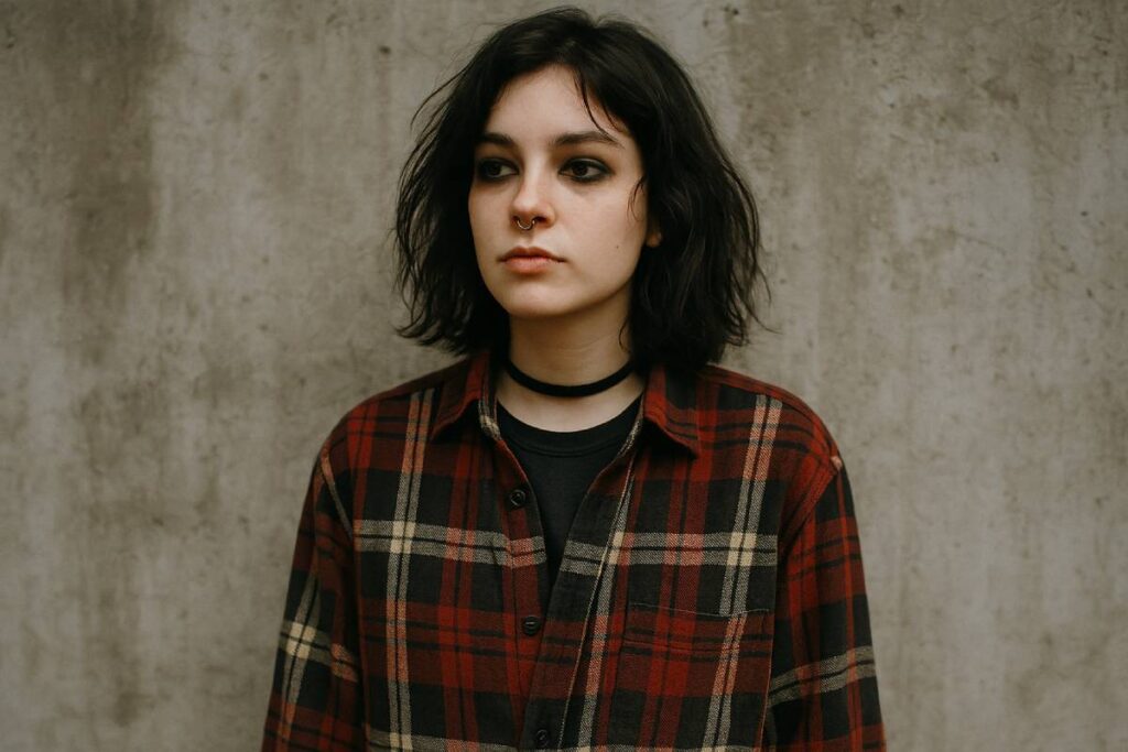 Grunge Fashion camicia flanella
